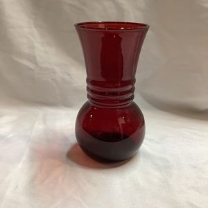 Vintage anchor hocking vase